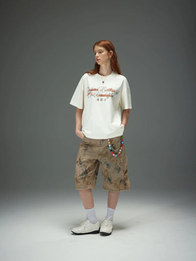 Spray Script Boxy Tee