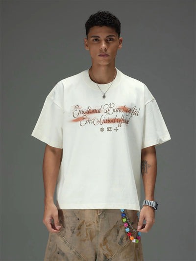 Spray Script Boxy Tee