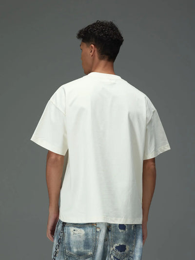 Vertical Script Boxy Tee