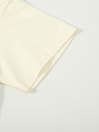Linear Graphic Crop Tee