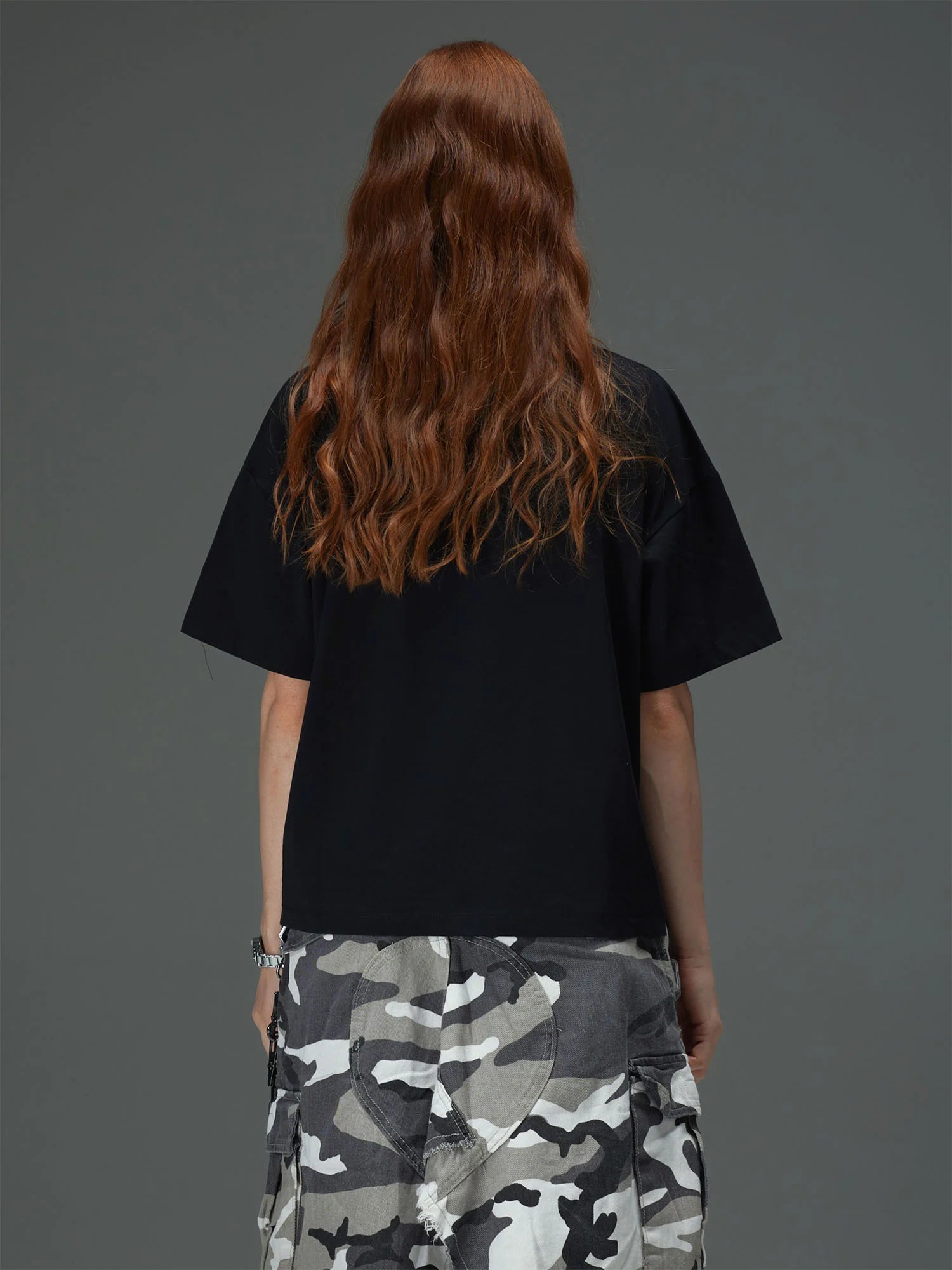 Minimal Script Boxy Tee