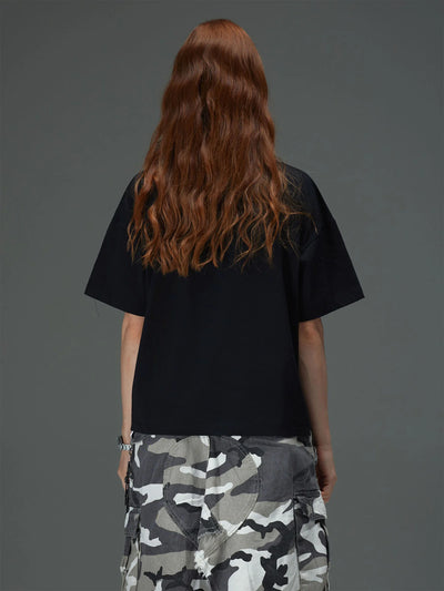 Minimal Script Boxy Tee