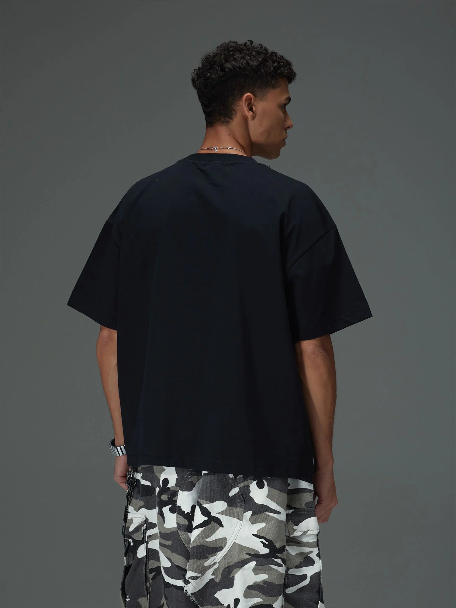 Minimal Script Boxy Tee
