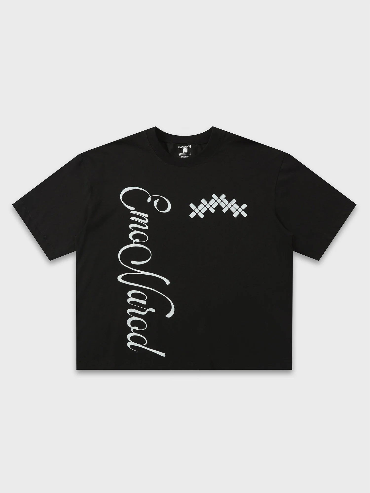 Side-Text Graphic Boxy Tee