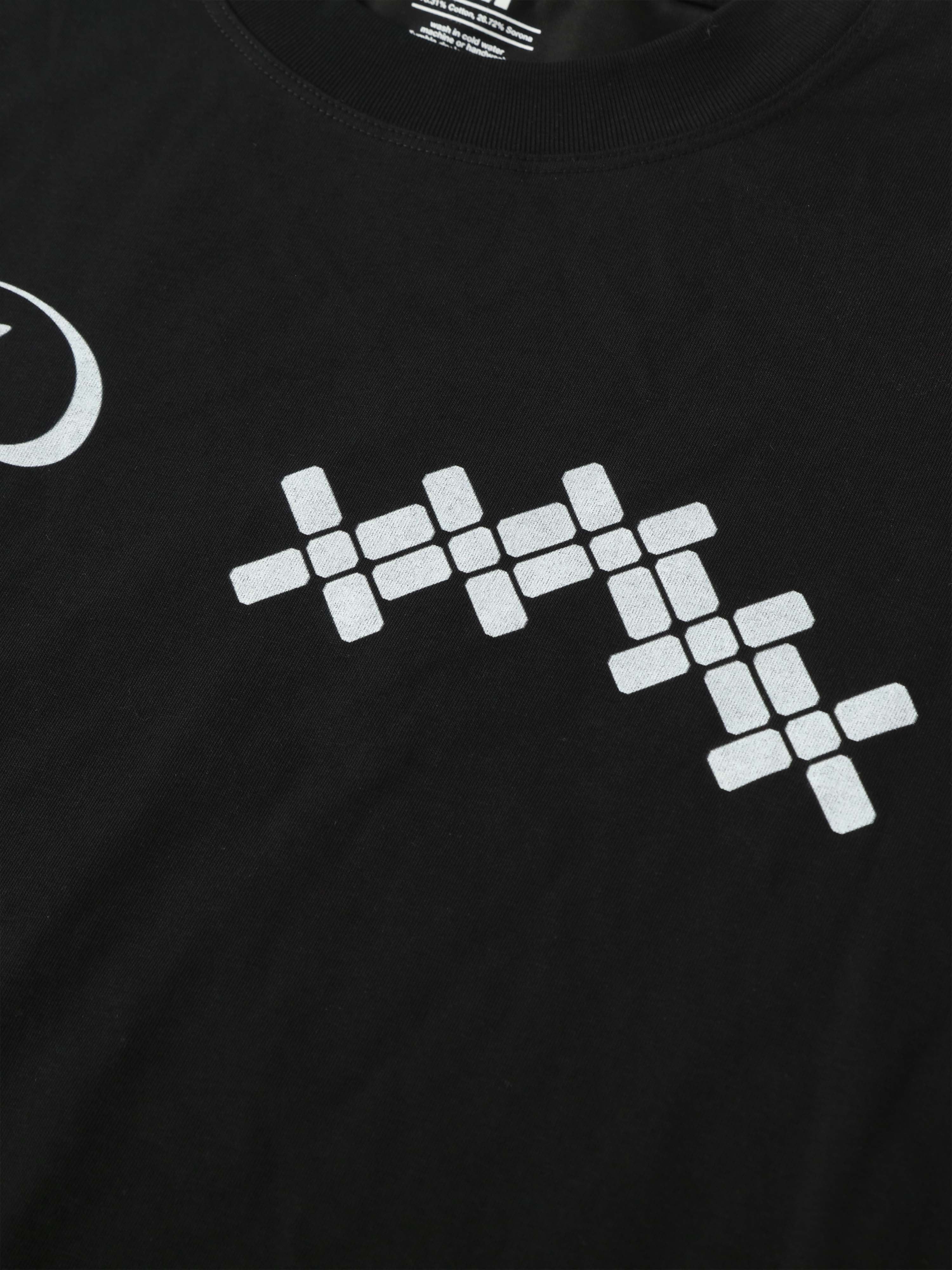 Side-Text Graphic Boxy Tee