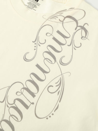 Vertical Script Boxy Tee