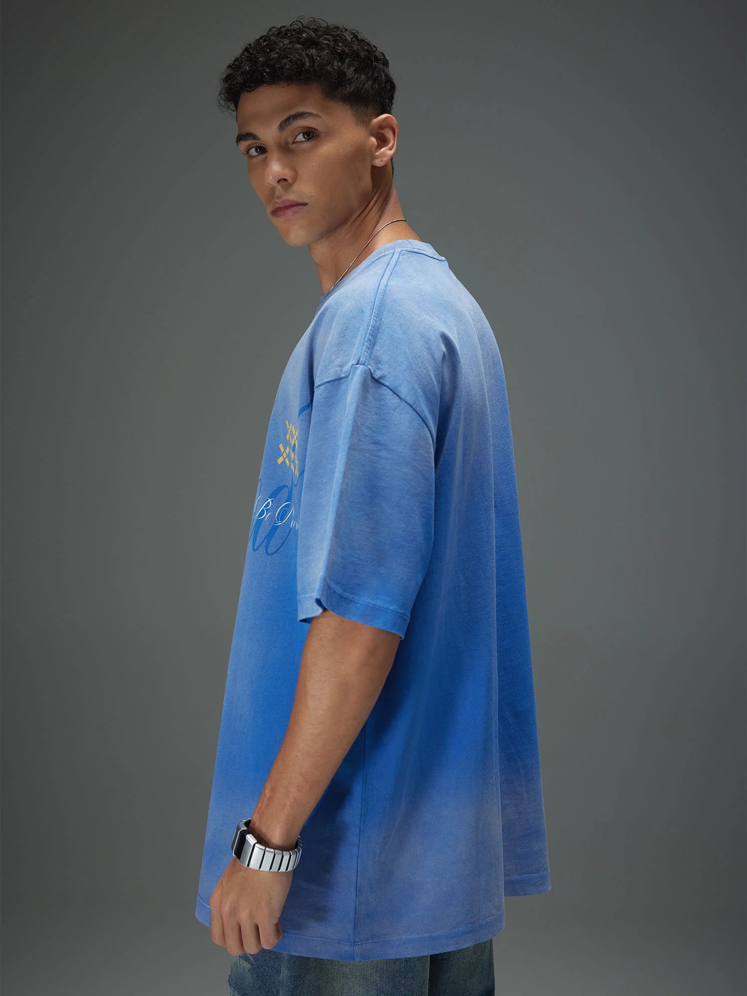 Acid Wash Script Tee