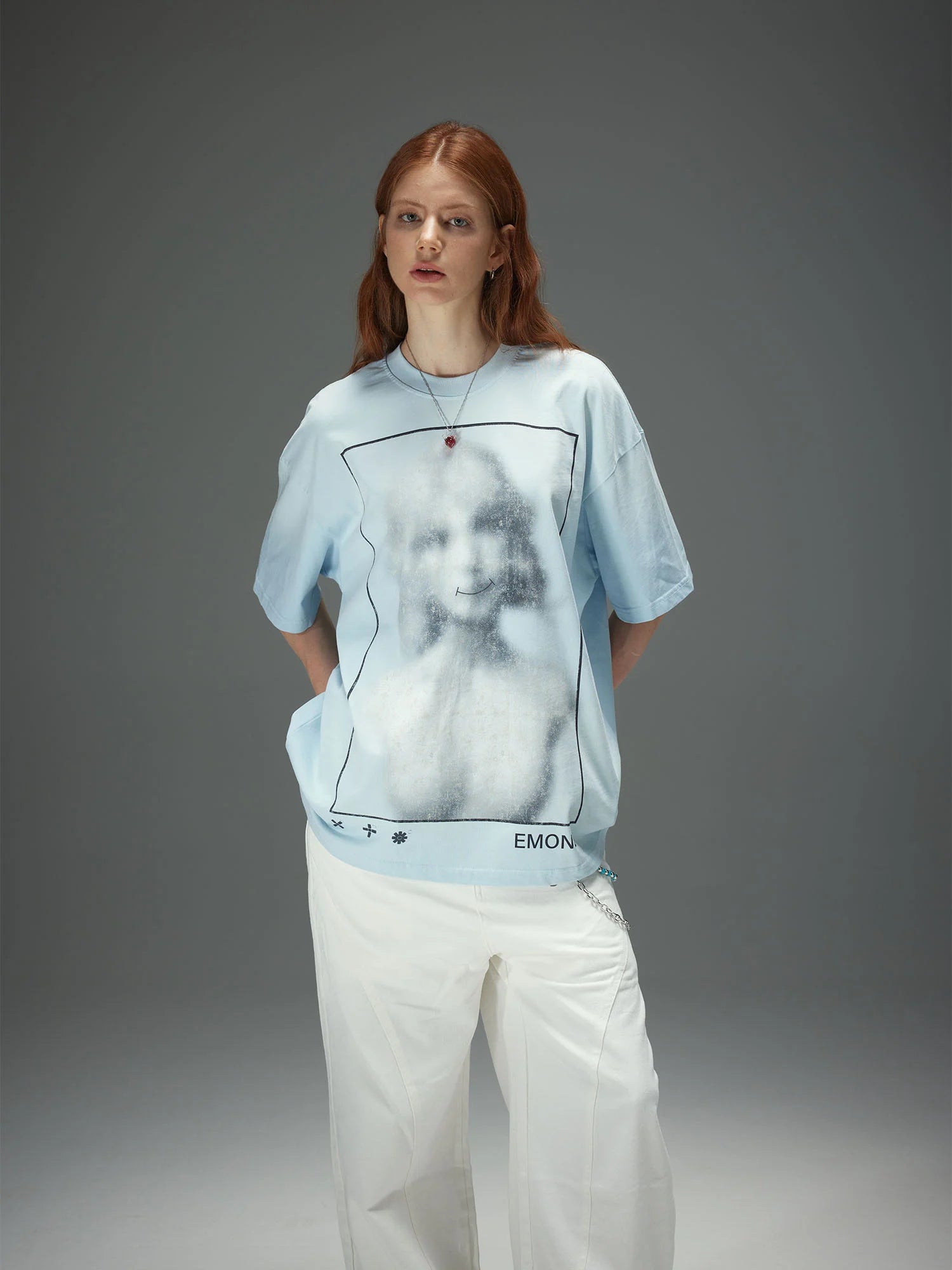 Blurred Graphic Frame Tee