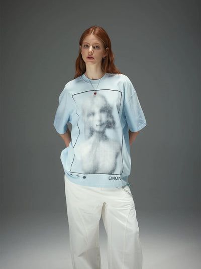Blurred Graphic Frame Tee