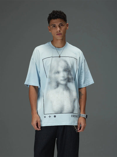 Blurred Graphic Frame Tee