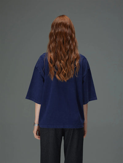 Distressed Tearful Boxy Tee
