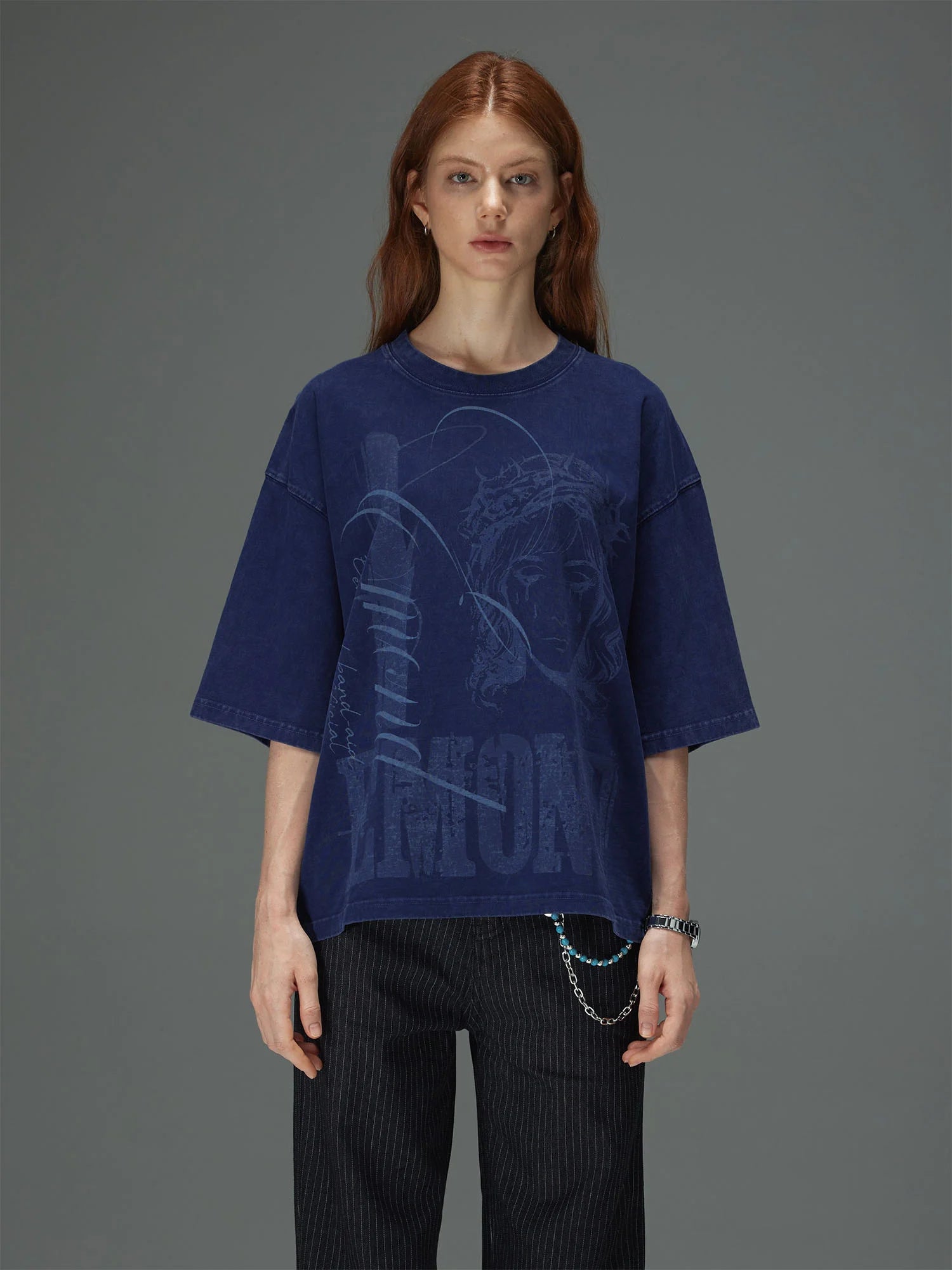 Distressed Tearful Boxy Tee