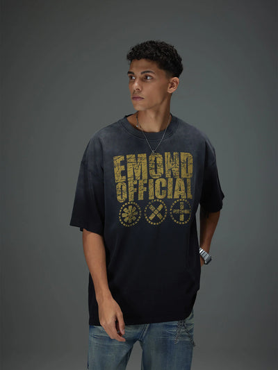 Distressed Vintage Typo Tee