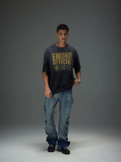 Distressed Vintage Typo Tee