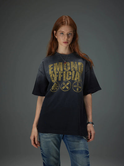 Distressed Vintage Typo Tee