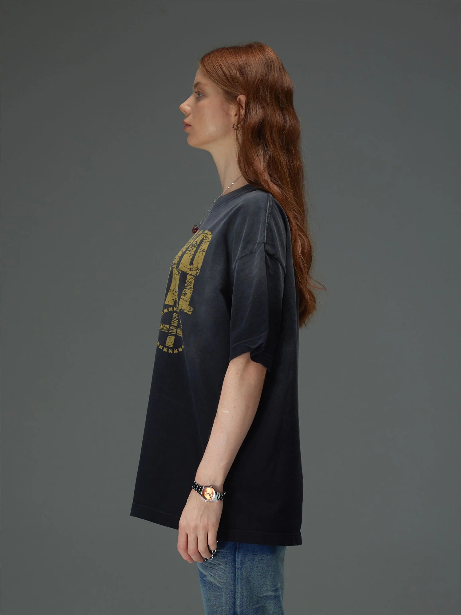 Distressed Vintage Typo Tee