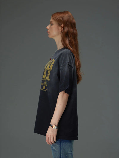 Distressed Vintage Typo Tee