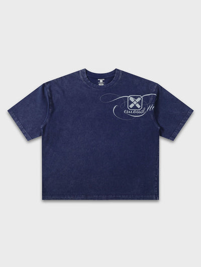 Shoulder Trace Boxy Tee