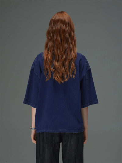 Shoulder Trace Boxy Tee
