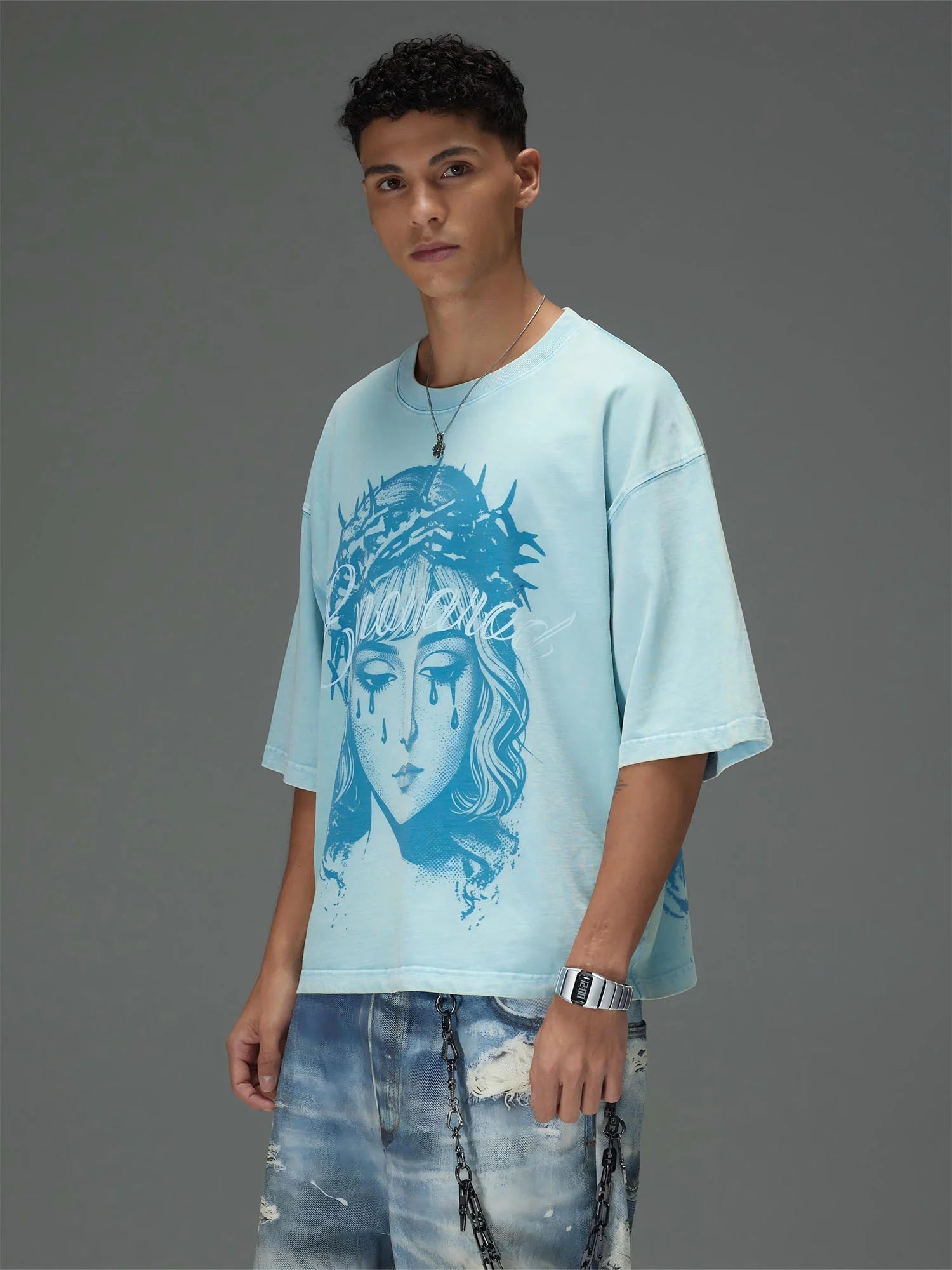 Weeping Graphic Boxy Tee