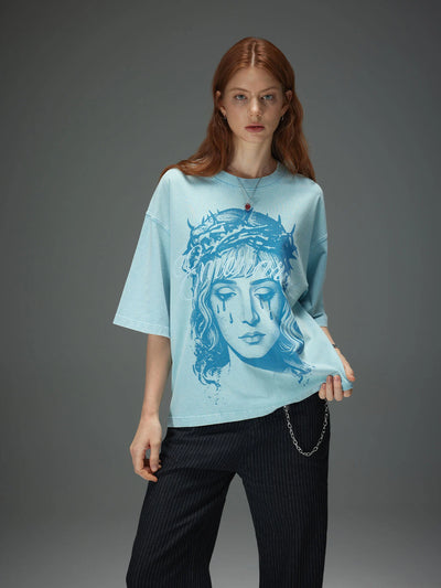Weeping Graphic Boxy Tee