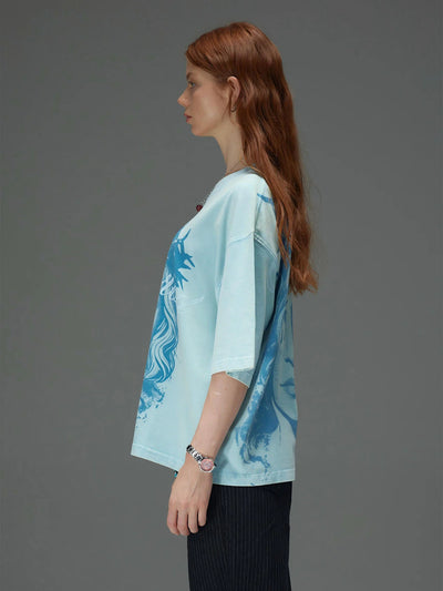 Weeping Graphic Boxy Tee