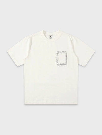Raw Edge Patchwork Tee