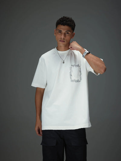 Raw Edge Patchwork Tee