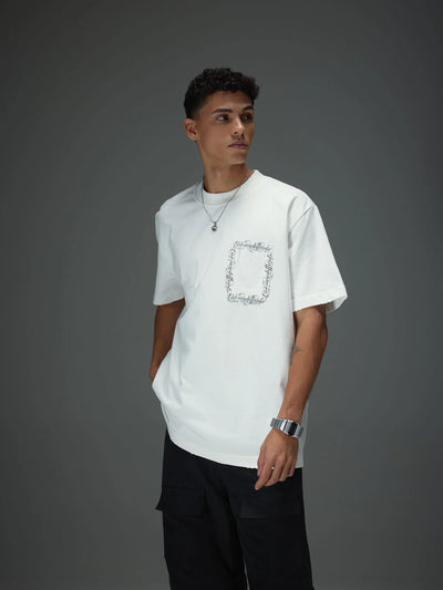 Raw Edge Patchwork Tee