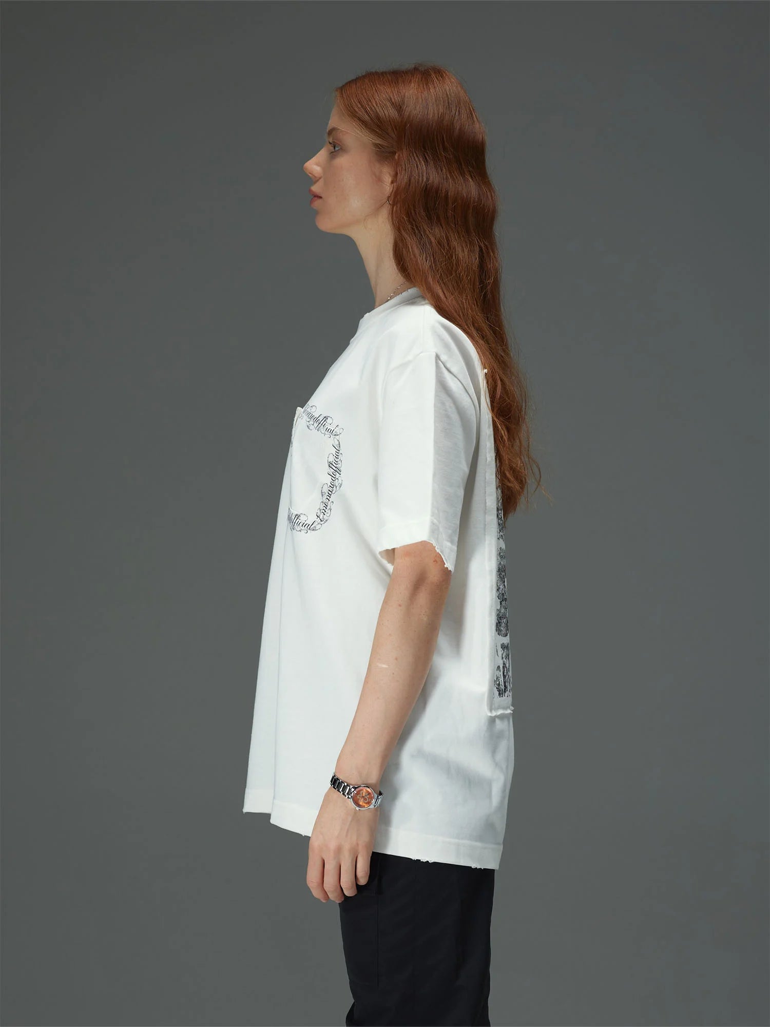 Raw Edge Patchwork Tee