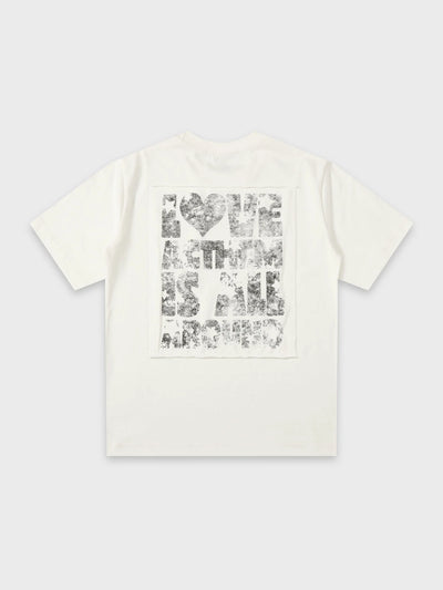 Raw Edge Patchwork Tee