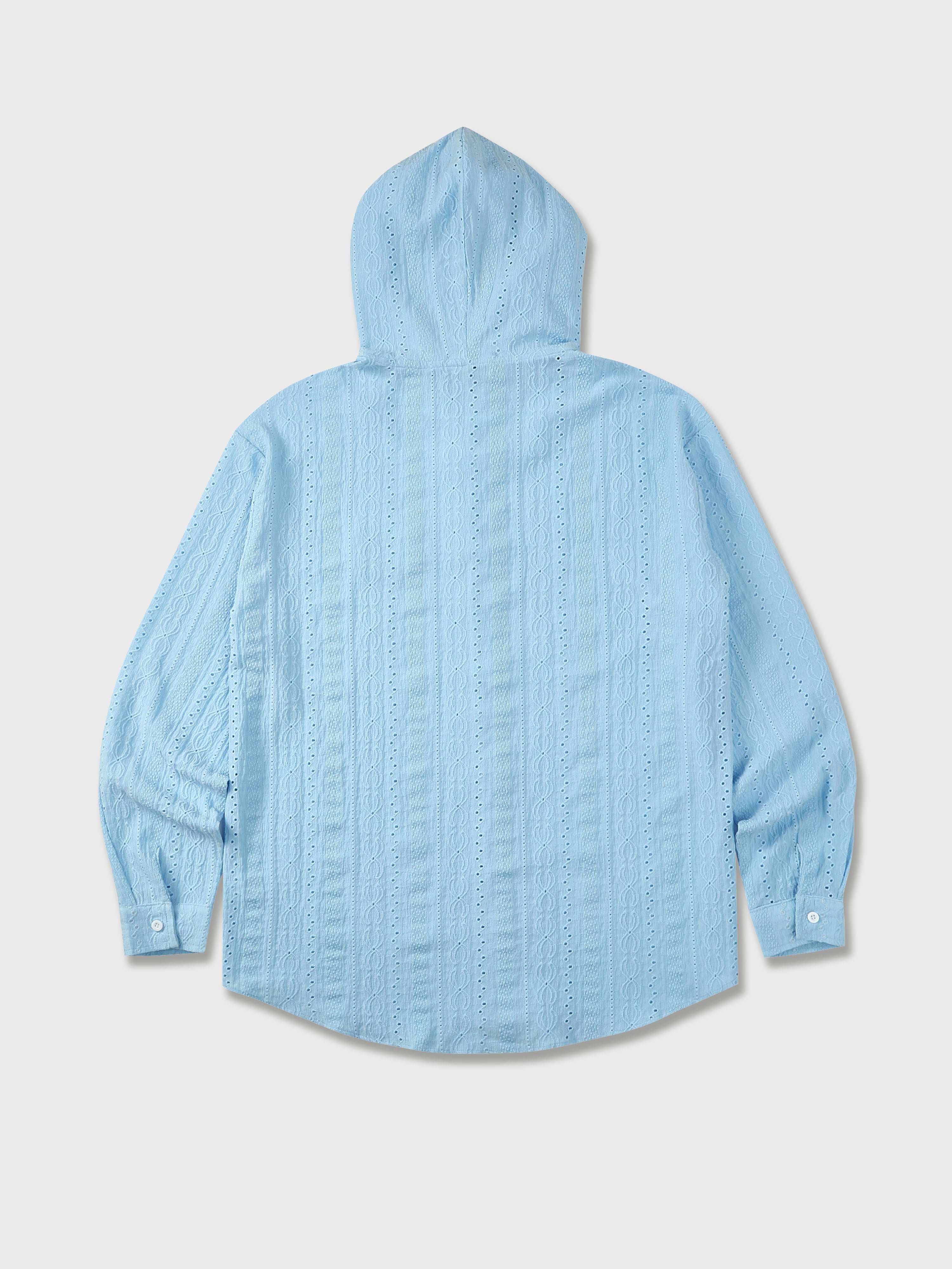Eyelet Long Sleeve Hoodies