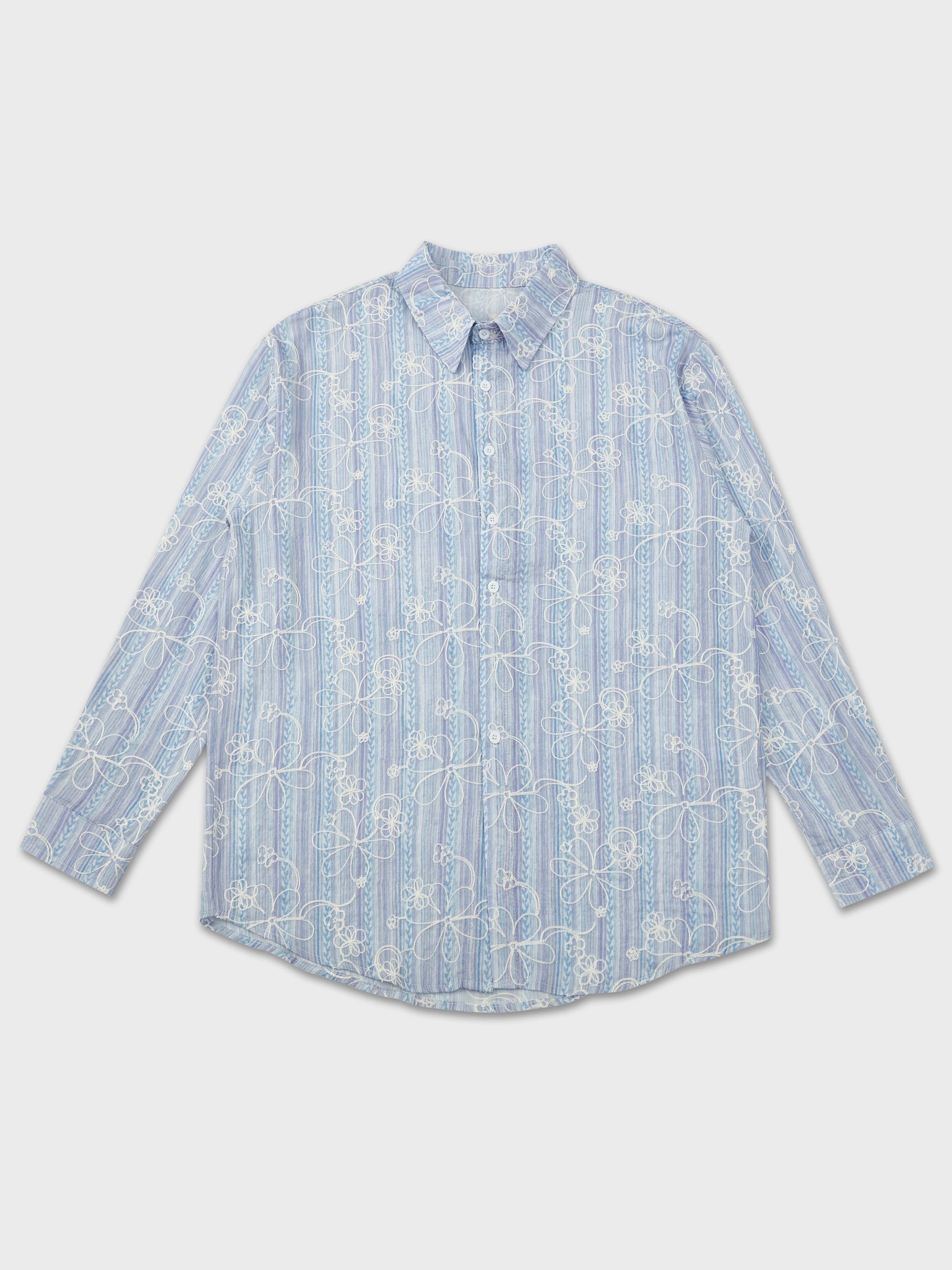 Floral Embroidered Shirt