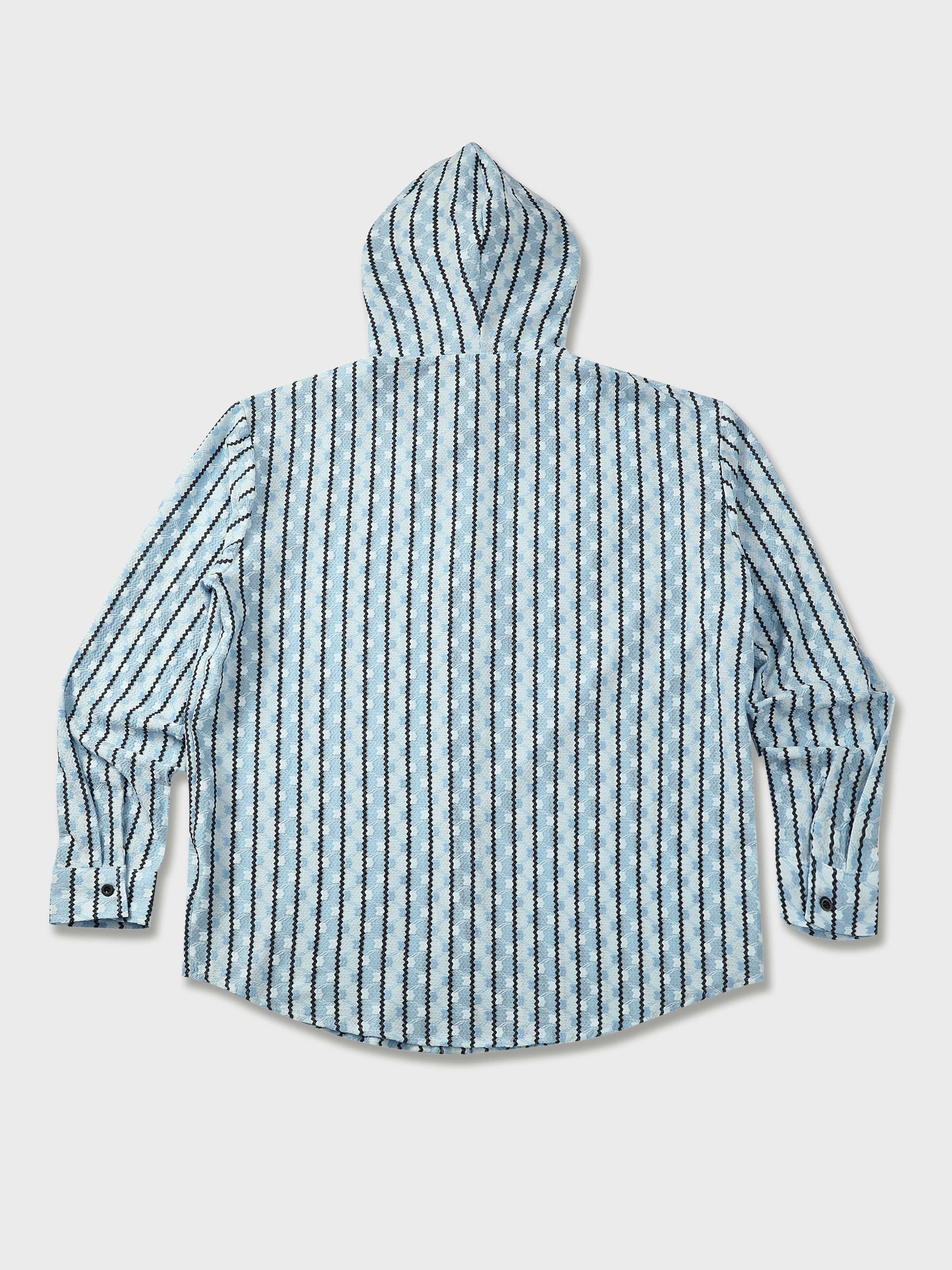 Irregular Striped Long Sleeve Hoodies