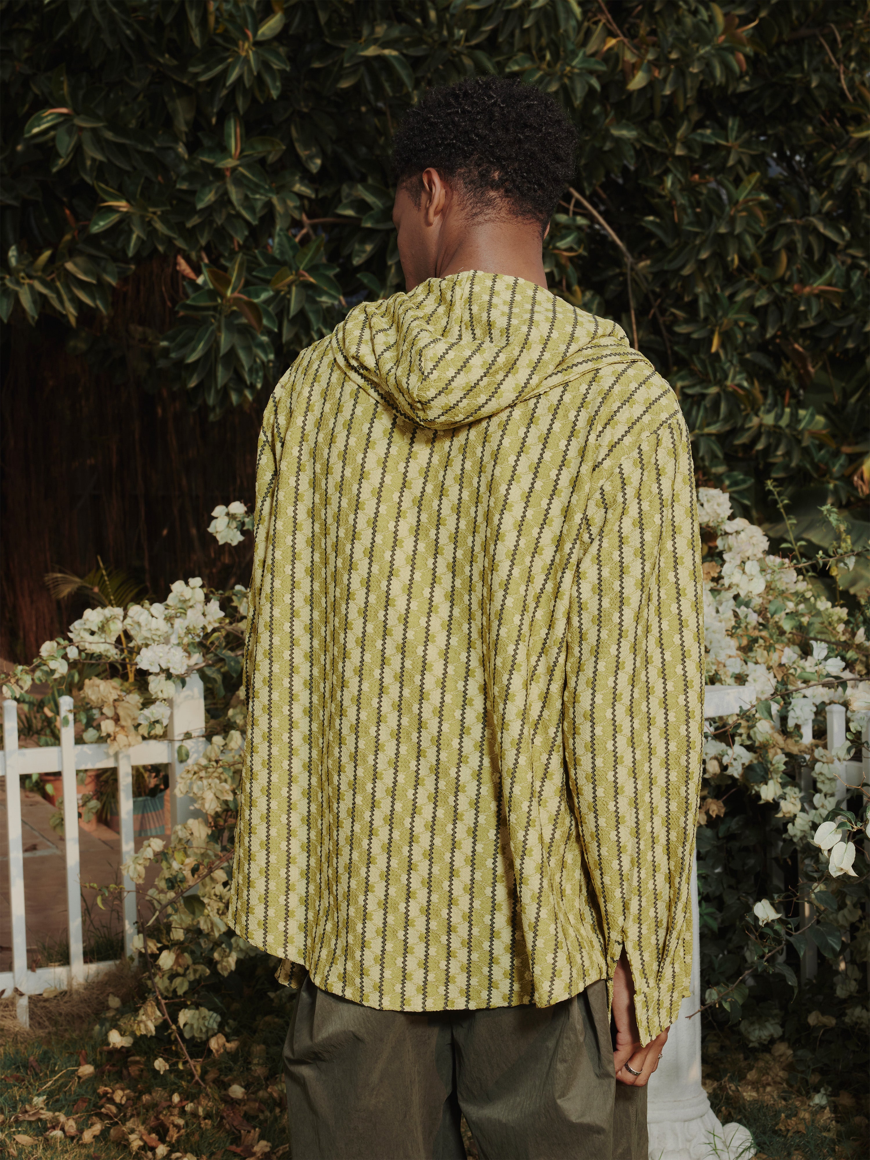 Irregular Striped Long Sleeve Hoodies