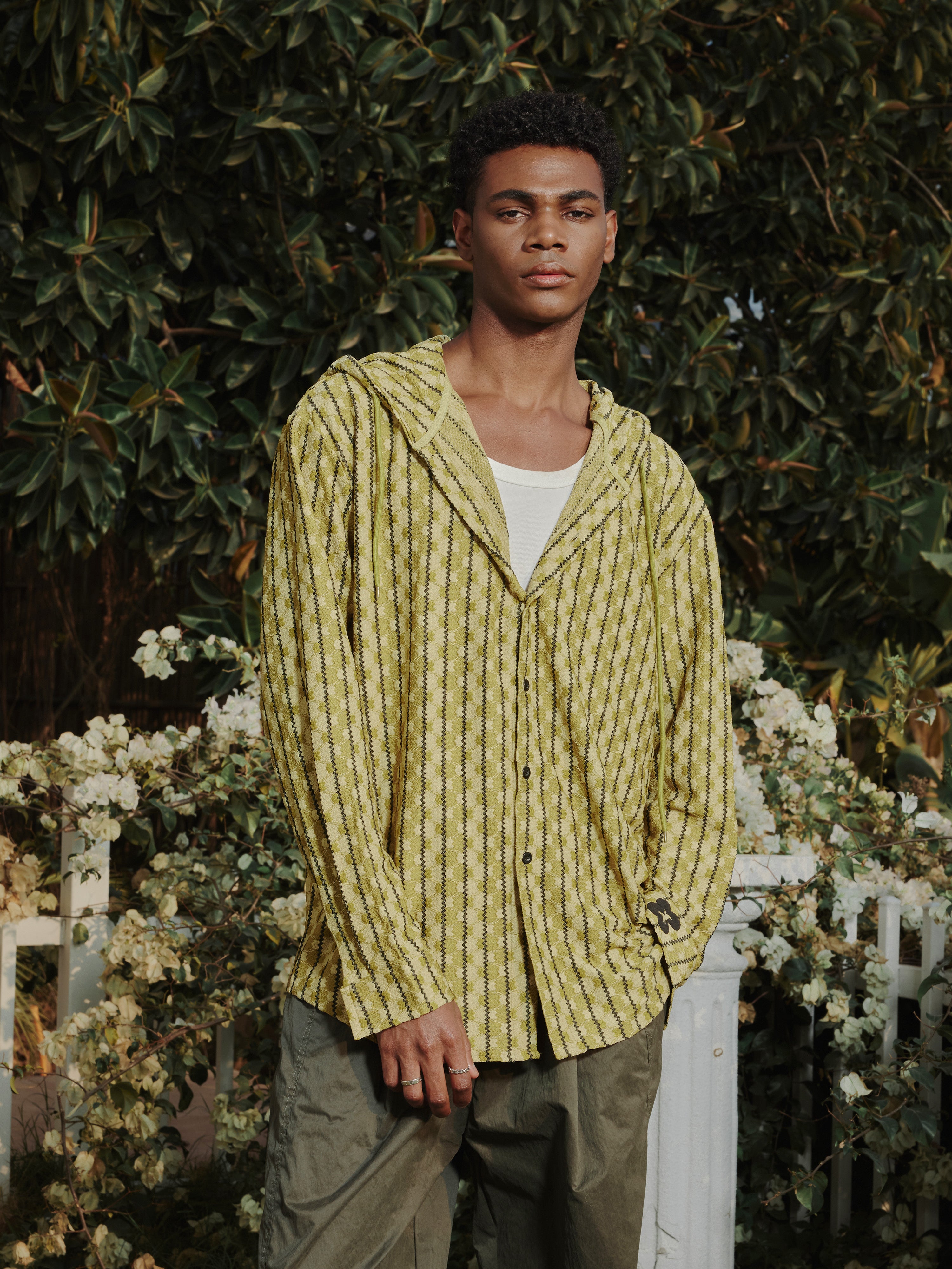 Irregular Striped Long Sleeve Hoodies