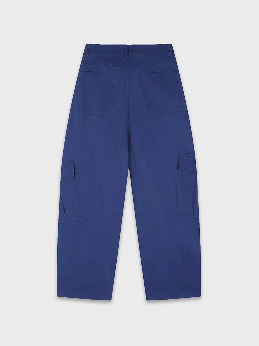 Navy Baggy Cargo Pants