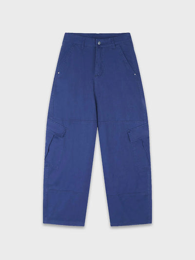 Navy Baggy Cargo Pants