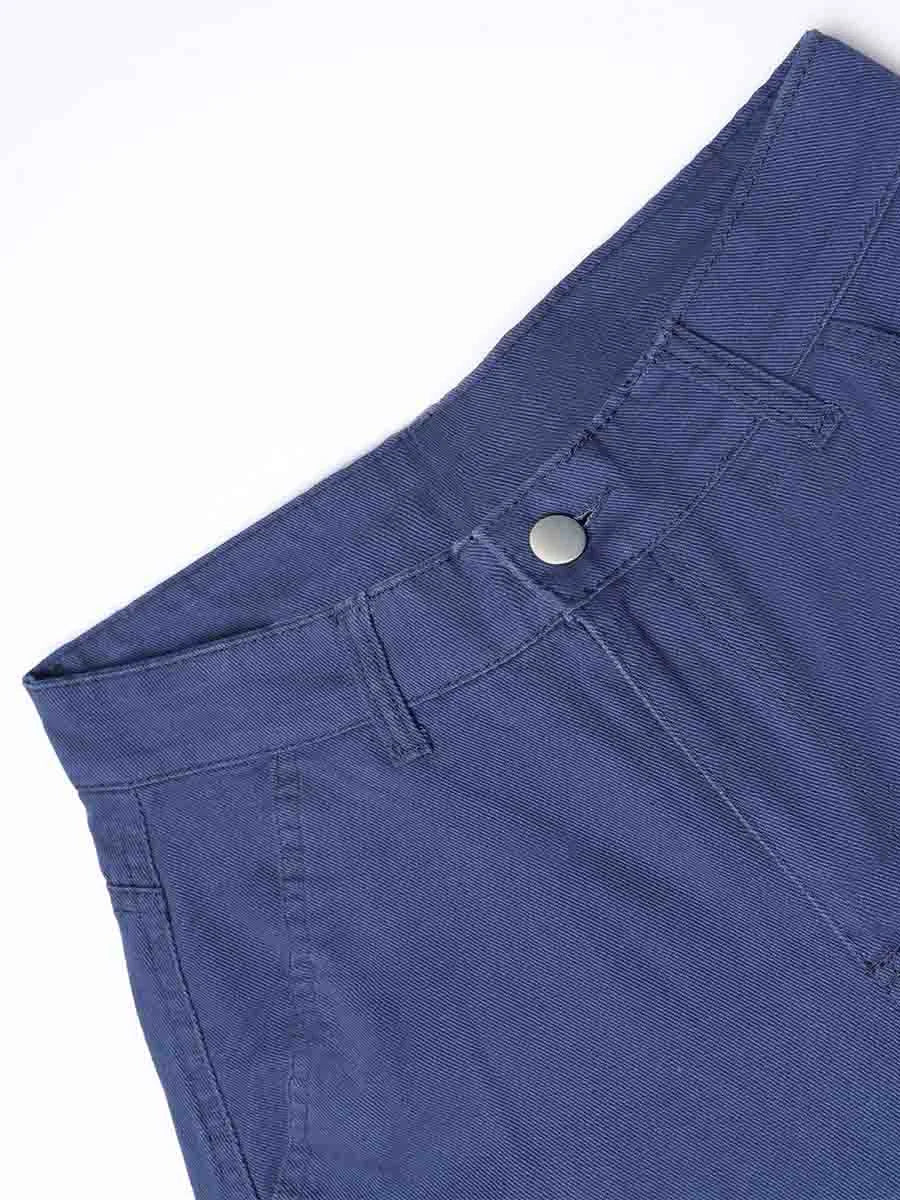 Navy Baggy Cargo Pants