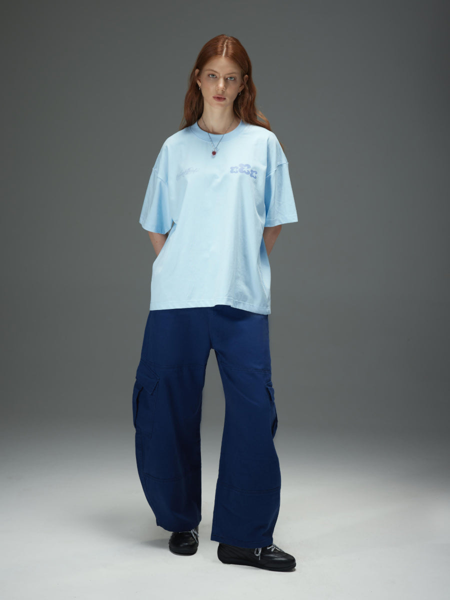 Navy Baggy Cargo Pants