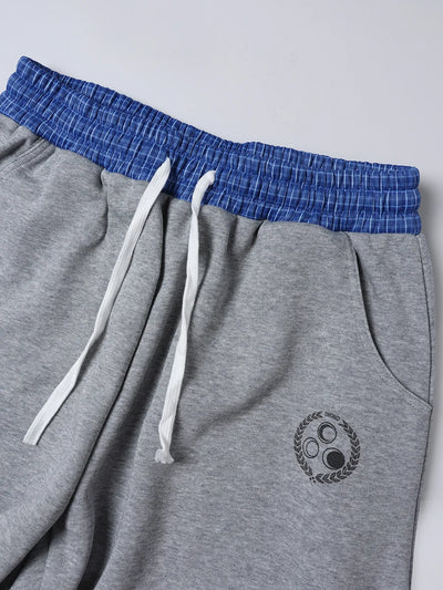 Plaid Waist Logo Pants