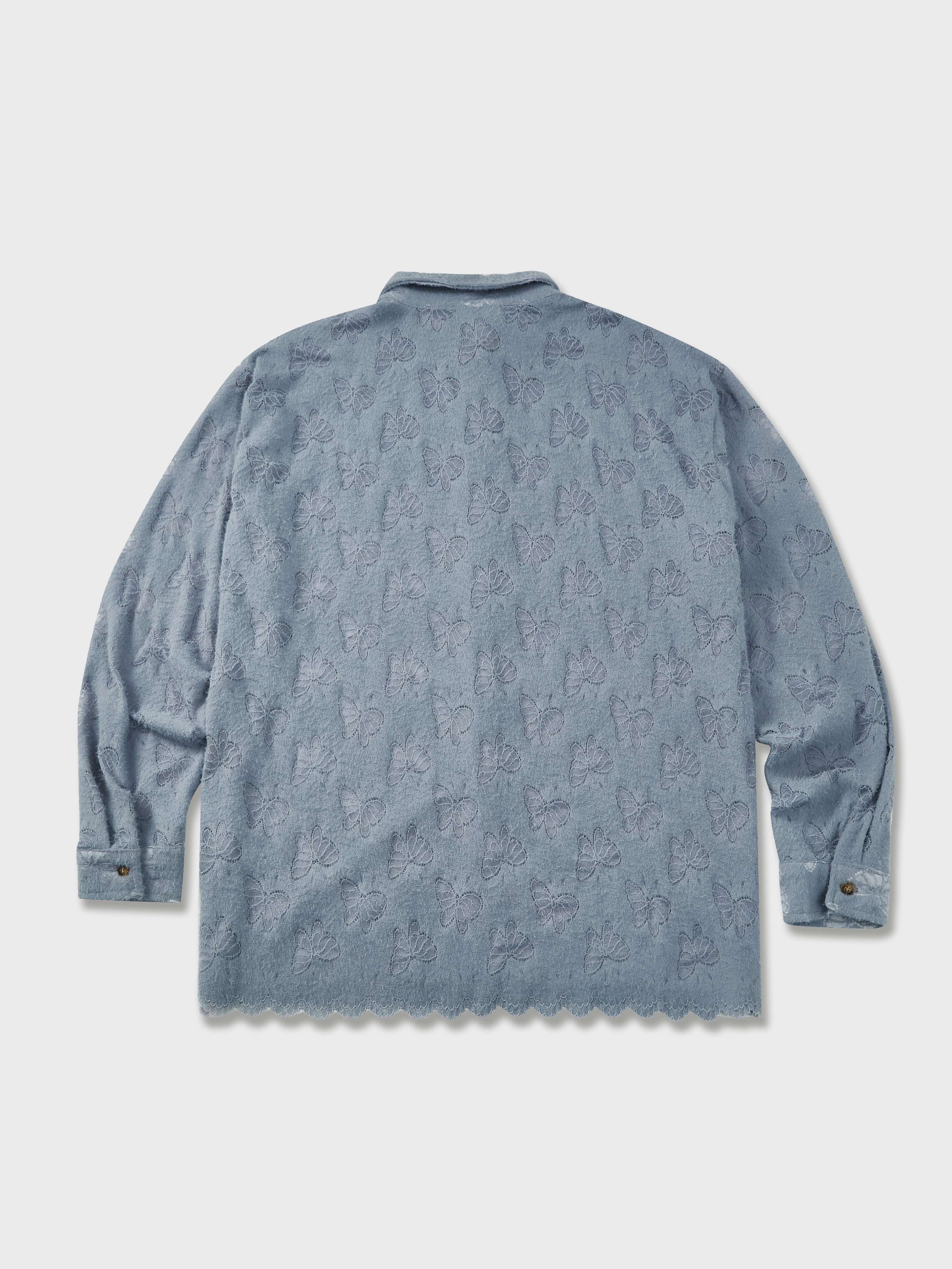 Soft Butterfly Lace Long Sleeve Shirt