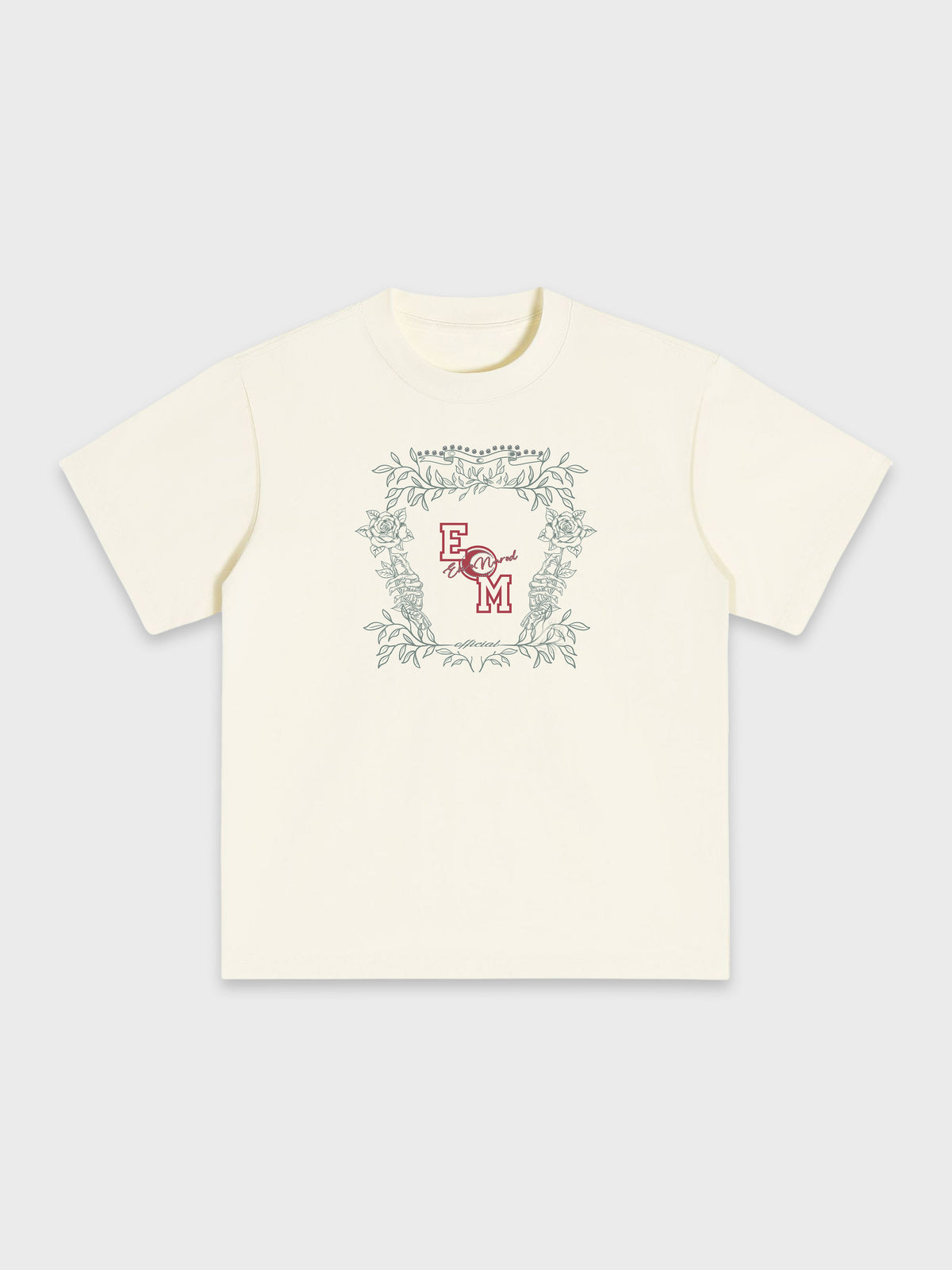 Rose Vine Frame Graphic Tee