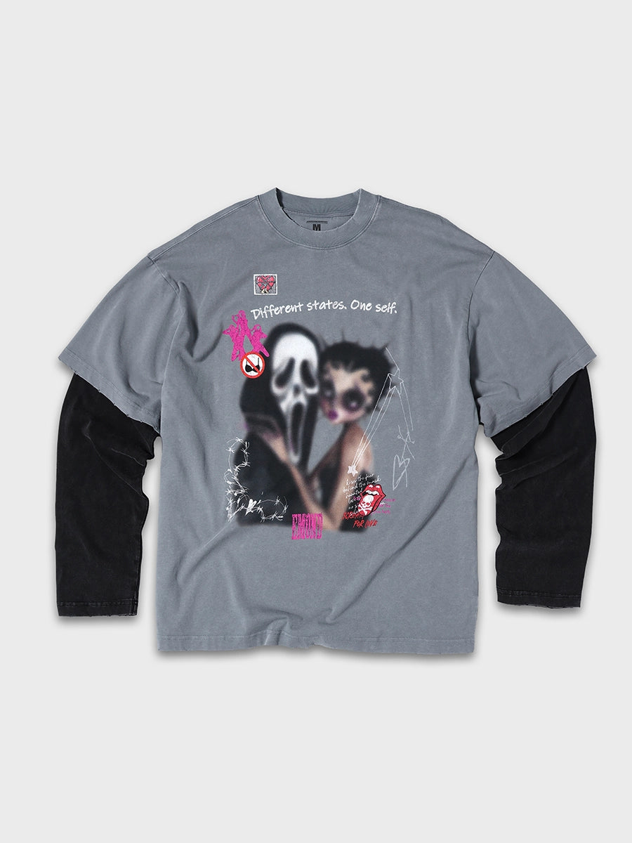 Torn Dual‑Soul Bond  Long Sleeve