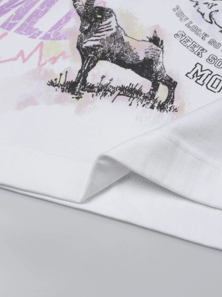 Wild God Moon Collage Tee