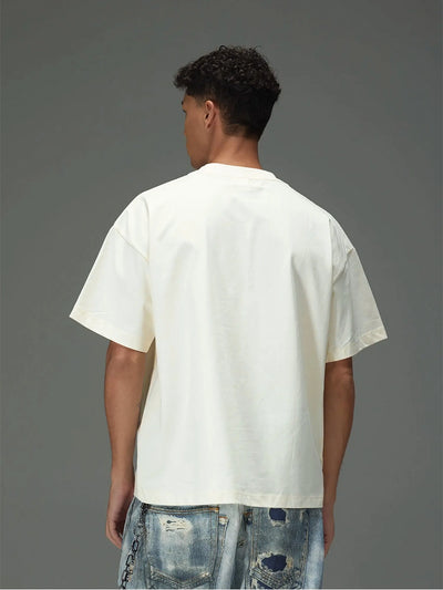 Vertical Script Boxy Tee