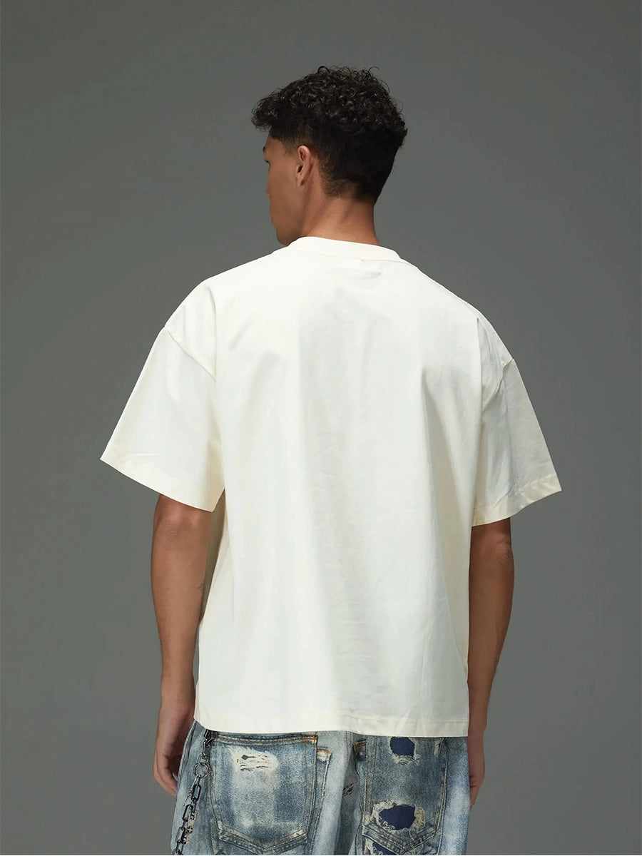 Vertical Script Boxy Tee