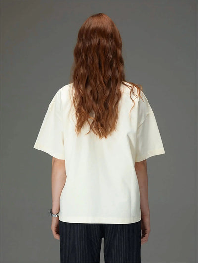 Vertical Script Boxy Tee