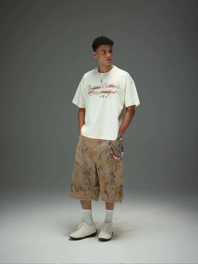 Spray Script Boxy Tee