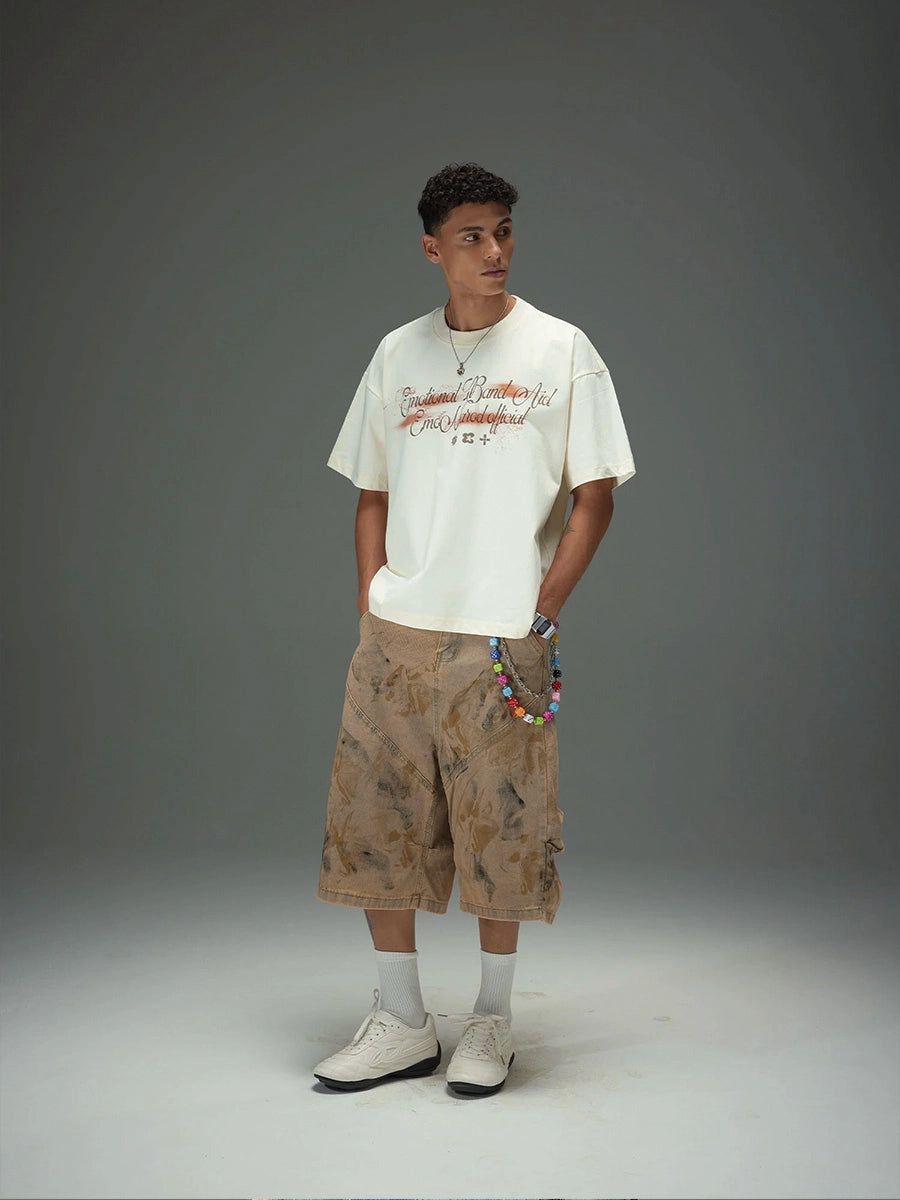 Spray Script Boxy Tee
